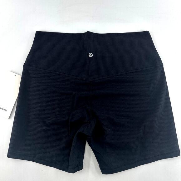 Lululemon Black Align™ High-Rise Ribbed Short 6" Size 12 - Picture 11 of 11